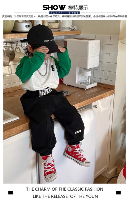 ✅【佑族潮酷炸街刺绣韩版宽松卫裤Y-103】🌸这是一条必入款的运动卫裤 穿上就不想脱下来 ❤️松松软软的 商品图1