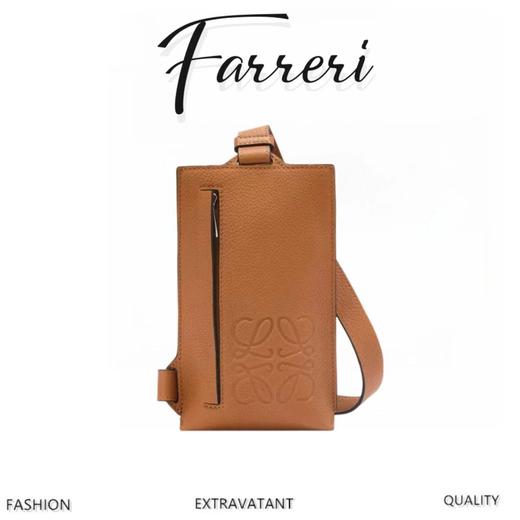 2色！LOEWE 粒面垂直T型胸包！ 商品图0