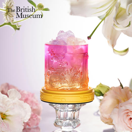 大英博物馆 东方梦境系列 炫彩 香氛晶石氛围灯香薰礼盒-花开富贵 商品图0