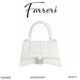 BALENCIAGA Hourglass系列沙漏包 白银！