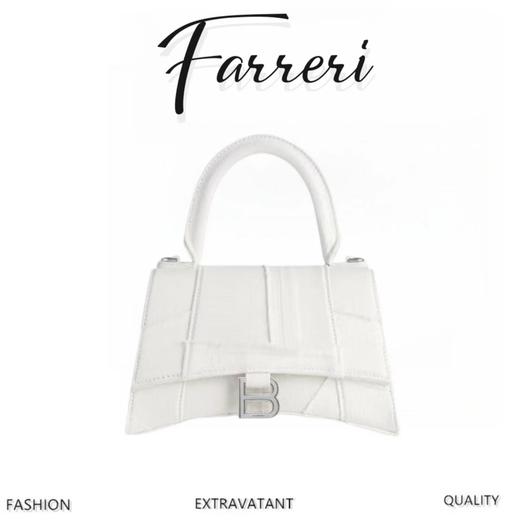 BALENCIAGA Hourglass系列沙漏包 白银！ 商品图0