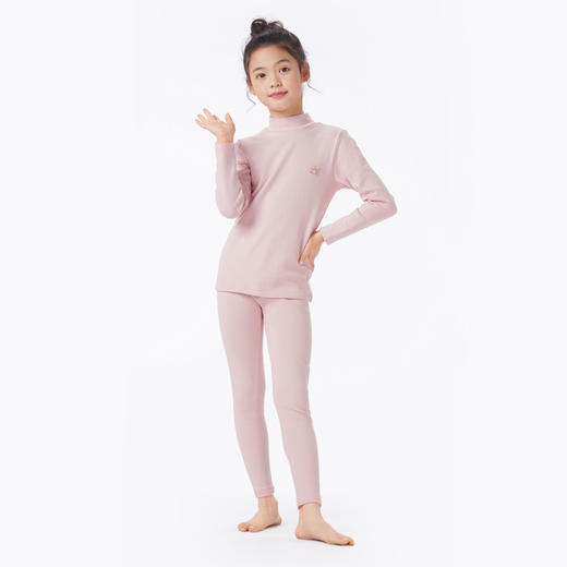 都市丽人眯雅佳保暖衣舒暖套装舒绒棉中厚童装儿童保暖衣棉质套装JWT9A7 商品图4