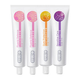 舒客牙膏4支囤货装 140g*2+120g*2