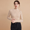 EITIE爱特爱冬季新款舒适半高领百搭打底基础100%山羊绒针织衫7601313 商品缩略图3
