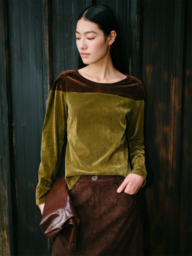 LIYIHAN 肌理感女2024秋季新款时尚小众气质休闲百搭上衣慵懒风