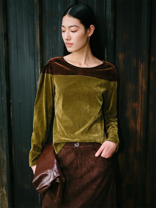 LIYIHAN 肌理感女2024秋季新款时尚小众气质休闲百搭上衣慵懒风 商品图0