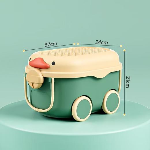 儿童玩具收纳箱家用整理箱塑料大容量零食储物箱宝宝衣服储物盒子 商品图8