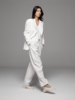 LIYIHAN 2024新款白色亚麻西装外套女休闲西服套装三件套高级感 商品缩略图3