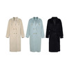 【暖冬内购】两三事温辞书瑞2024冬季新款简约双排扣系带羊毛呢外套女呢子大衣 商品缩略图4