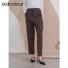 oldcolour欧珂冬季新款时尚修身高腰加厚休闲长裤女P430703A1 商品缩略图1