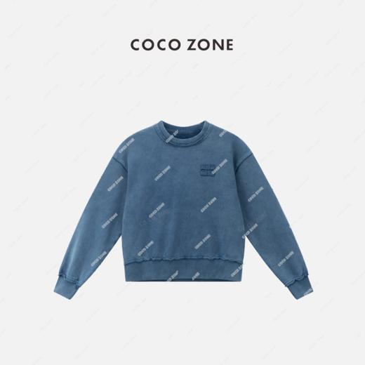 COCO ZONE 秋季新款圆领卫衣束口长袖上衣CC2C1608 商品图0