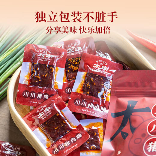 太丰食品川川香辣猪肉脯熟食靖江解馋休闲办公室零食100g*4袋 商品图7