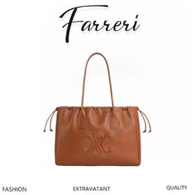 凯旋门  CABAC TRIOMPHE光滑牛皮革抽绳购物袋