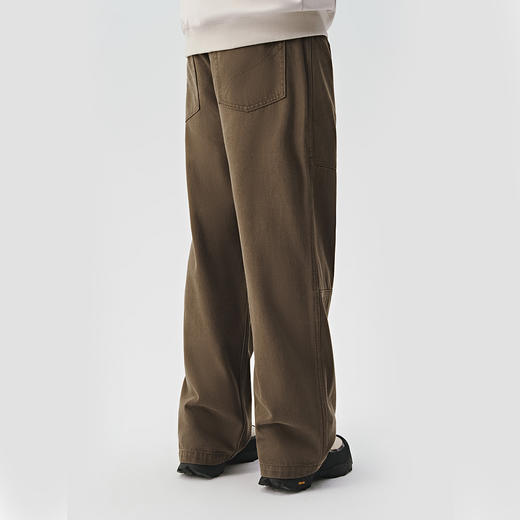 714street美式工装裤男士休闲裤水洗裤子秋季新款长裤宽松直筒裤 商品图4