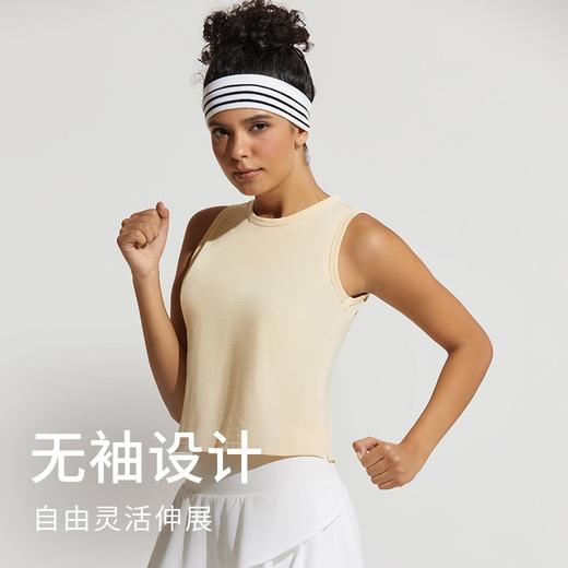 【特价】科里芙宽松圆领无袖背心跑步瑜伽速干棉美背户外健身夏季时尚薄款 商品图2
