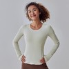 跃牌【周游世界系列】瑜伽服修身显瘦长袖运动上衣女跑步训练健身衣 TP0627 商品缩略图2