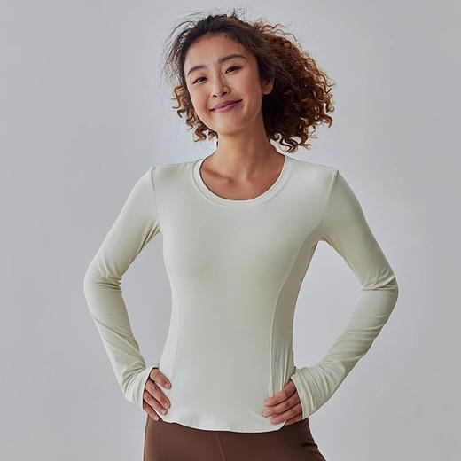 跃牌【周游世界系列】瑜伽服修身显瘦长袖运动上衣女跑步训练健身衣 TP0627 商品图2