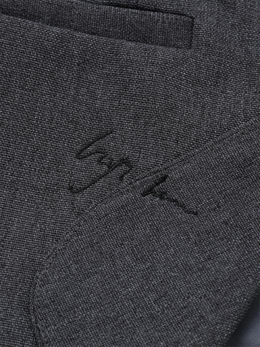 LIYIHAN 一字肩中国风折角收腰上衣气质女收腰显瘦OL通勤马夹内搭 商品图4