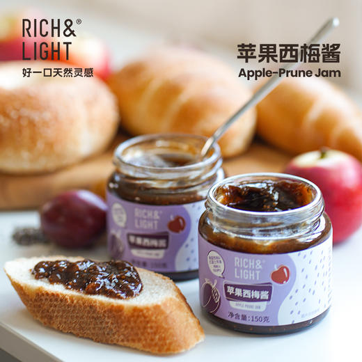 RICH&LIGHT 苹果西梅酱/蓝莓酱 150g 商品图0