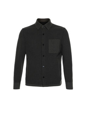 callisto乐行系列绿色羊毛混纺夹克