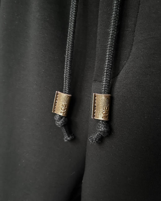 现货 THS 9.7-限时 loe家皮圈抽绳松紧腰运动裤 AJ1977 商品图5