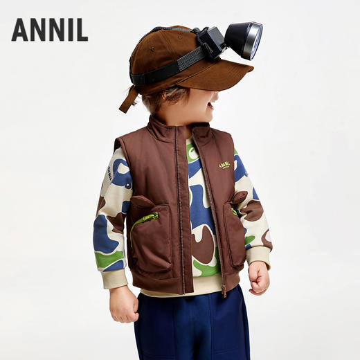 男童加绒三防马夹安奈儿童装实体店同款XB432543 商品图2