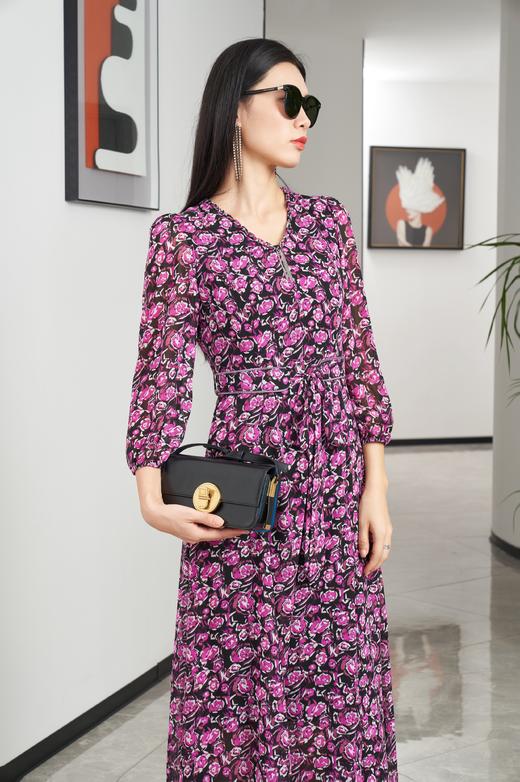 魏紫色连衣裙HJ3S67 商品图3