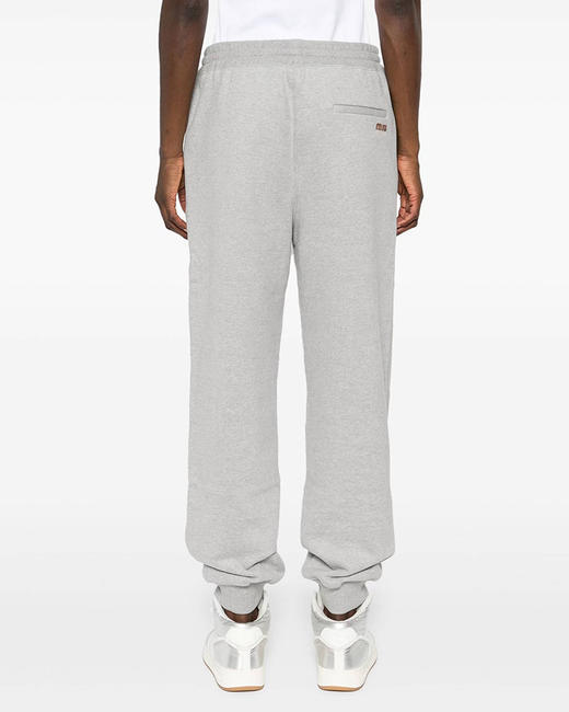 现货 THS 9.7-限时 缪家 情侣款 抽绳松紧腰灰色运动卫裤 QJ042 商品图3