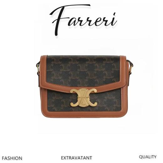 凯旋门  Triomphe 金色锁扣 腋下 单肩 斜跨包 商品图0