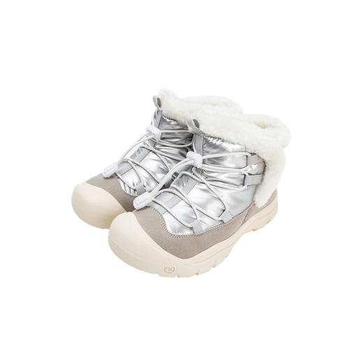 【机能靴】迷你巴拉男女童止滑防摔鞋面拒水防踢加绒保暖雪地靴 商品图4