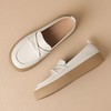 ZHR厚底乐福鞋2024新款软底白色小皮鞋女士一脚蹬单鞋休闲小白鞋 商品缩略图8