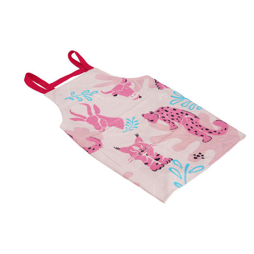 咔哒心系列棉麻印花围裙 商品图5