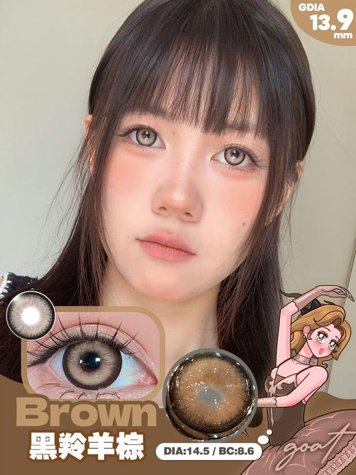 Kirafairy半年抛 黑羚羊棕/黑羚羊灰 14.5mm 商品图1