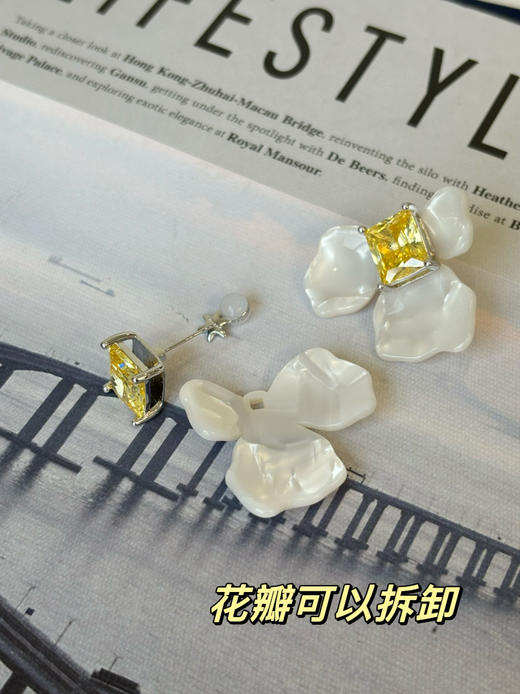 2409109    花朵 耳钉，可拆卸（5天发货） 商品图1