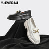 EVERAU复古经典楦型新品厚底乐福柔软牛皮乐福舒适好穿单鞋EA7032 商品缩略图0