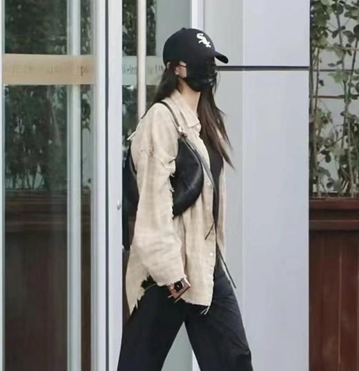 重磅纯元  R13衬衣  毛边破坏格纹衬衫  落肩格纹长袖 杨幂IU同款 商品图2