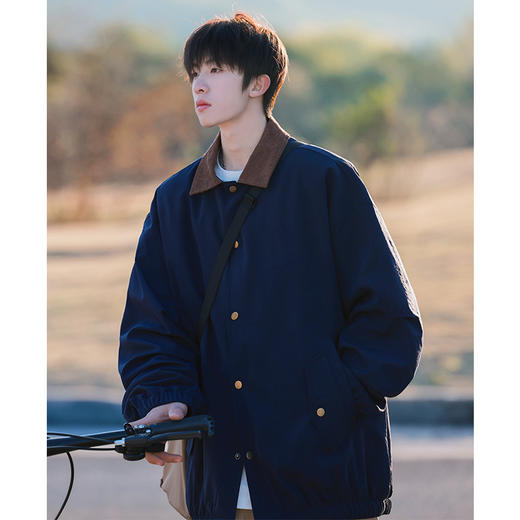 【复古风潮❗️日系卡哈特外套】新款复古宽松撞色翻领工装，满满细节感看的到，港风外套情侣防水夹克L 商品图2