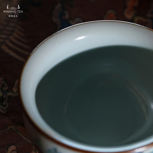 问鼎汝瓷鼎峰系列月白闲意杯（青绿山水） 商品图2