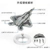 FXQ 特尔博-长春航展、九三阅兵纪念品 1:100F22隐身战机模型新款合金硬核战机模型收藏送礼 商品缩略图1