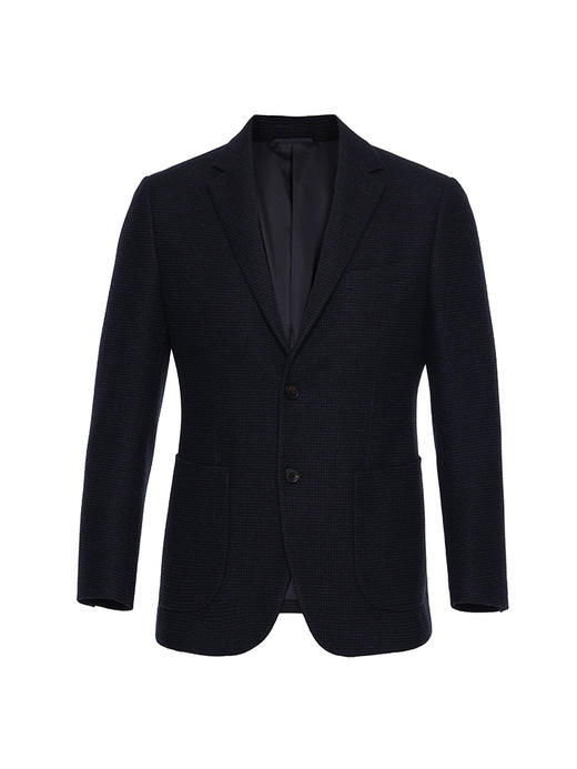 callisto藏青色绵羊毛休闲便西 商品图0