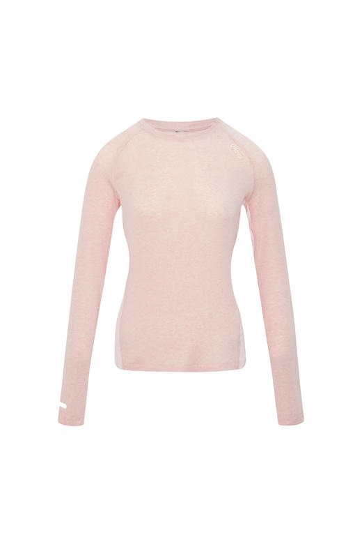 oneup兰精天丝美丽奴羊毛女式合身长袖T恤 商品图5