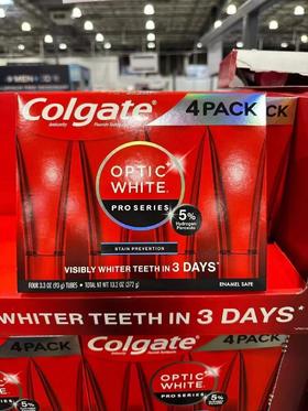 直邮特价165元/组！Colgate高露洁Pro系列亮白牙膏93g*4支装组合 美国代购，无中文标签，介意慎拍