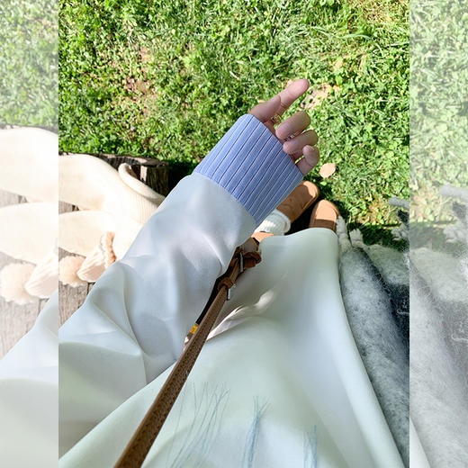 <曾小咸推荐>早秋设计感假两件宽松长袖卫衣 商品图4