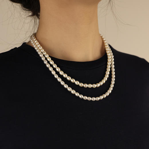 含晖·淡水珍珠项链S925银扣头（45cm含扣/50cm含扣 ） 商品图5