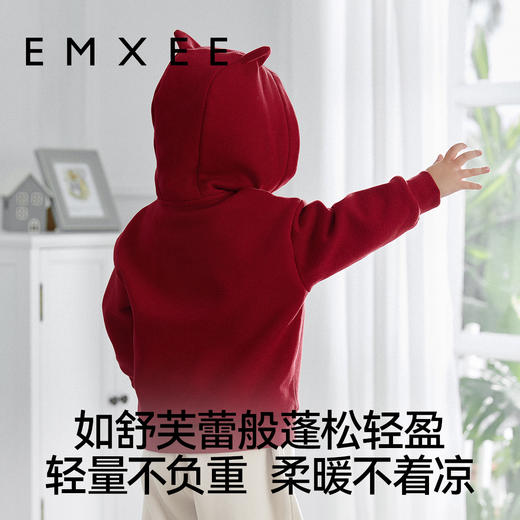【宝宝服饰】儿童卫衣秋冬季暖氧吧红色男女宝宝上衣 商品图6