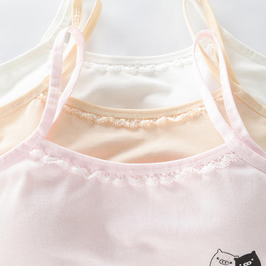 【超值29.9到手3件！】发育期儿童内衣 女学生女童初中生 纯棉少女高中生裹胸 小孩舒适胸罩-QQ 商品图1