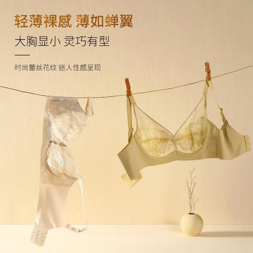 【超轻云感托蕾丝文胸】记忆软支撑镍钛钢圈防下垂超薄性感蕾丝透气内衣 商品图1