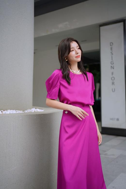 Le Malene 气质圆领上衣显瘦时尚半裙套装 16941 商品图2