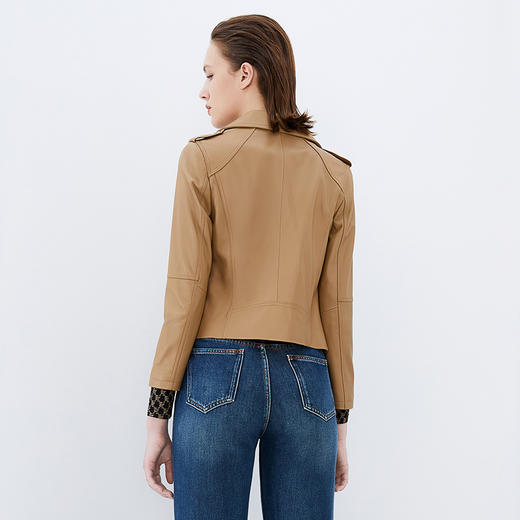 EITIE爱特爱秋季新款经典百搭帅气皮衣7593203 商品图5