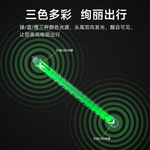 纳丽德 UT51C多彩手环夜跑360度环形发光警示指示灯 商品图3